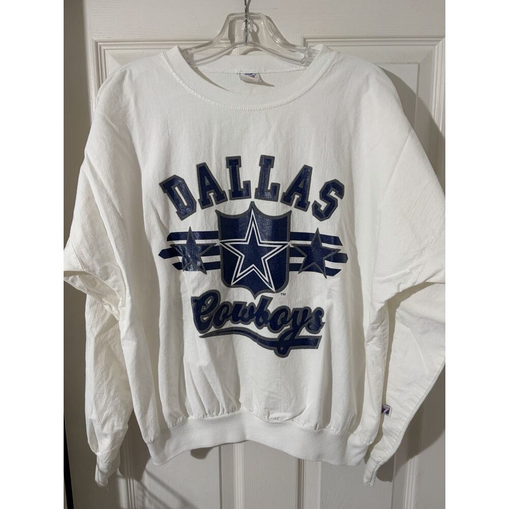 Vintage Dallas Cowboys Logo 7 Long Sleeve Shirt Sz L NFL